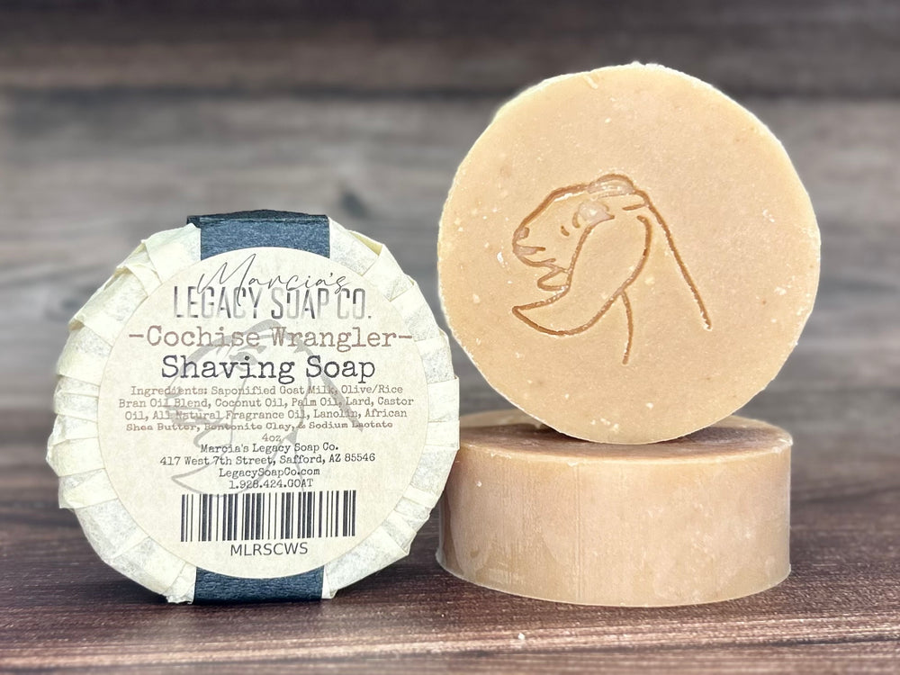 Goat Milk Specialty Soap - Shave Bar - Cochise Wrangler