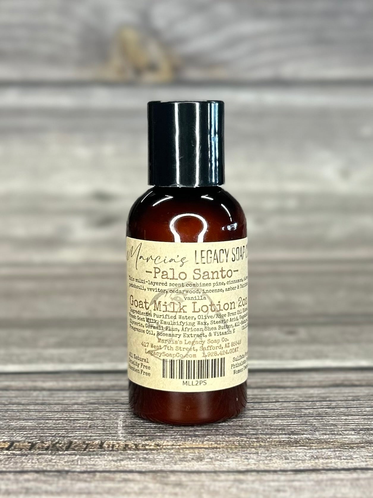 Goat Milk Lotion 2oz - Palo Santo