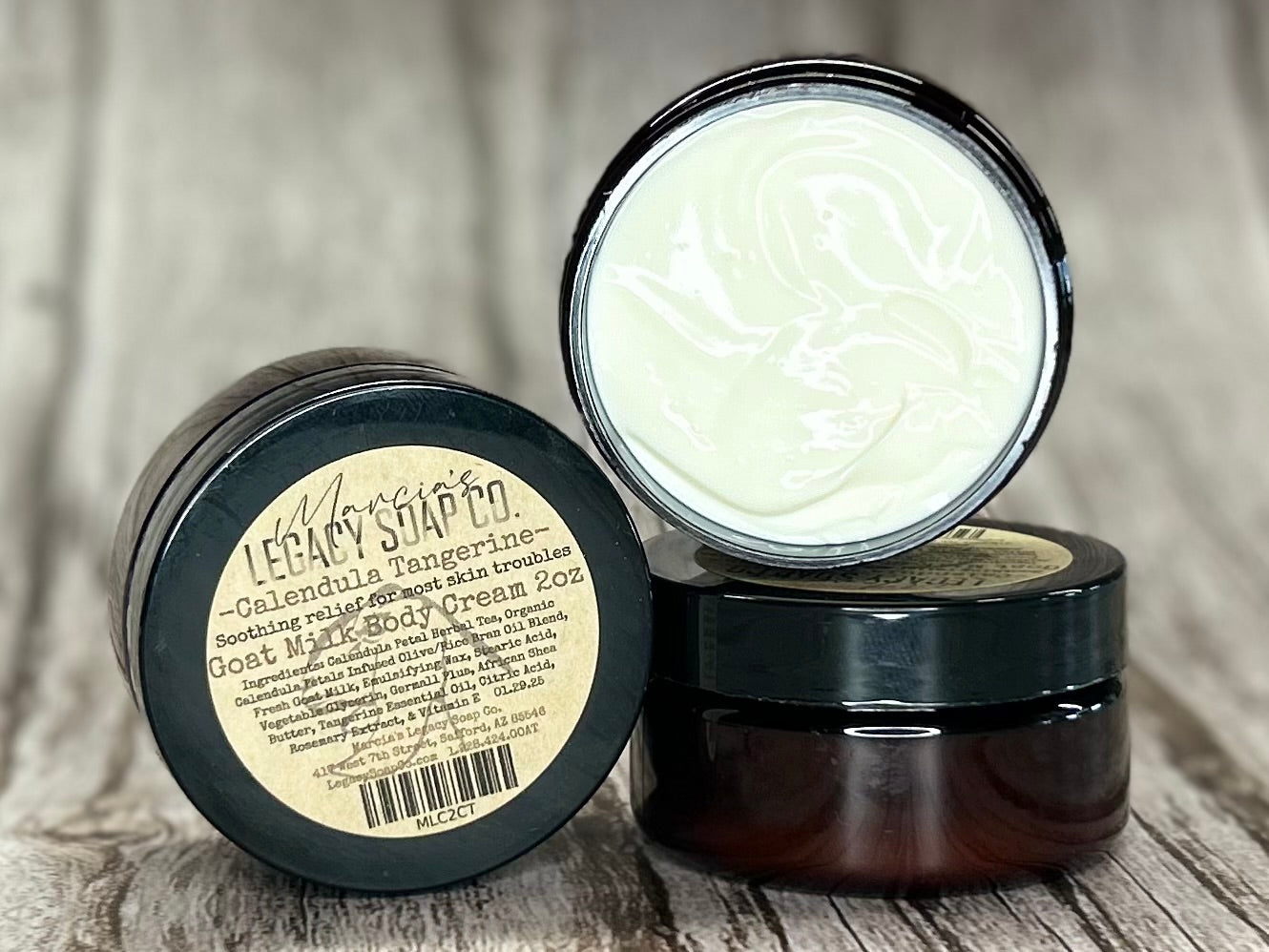 Goat Milk Body Cream 2oz - Calendula Tangerine