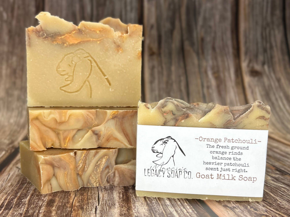Goat Milk Soap - Orange Patchouli
