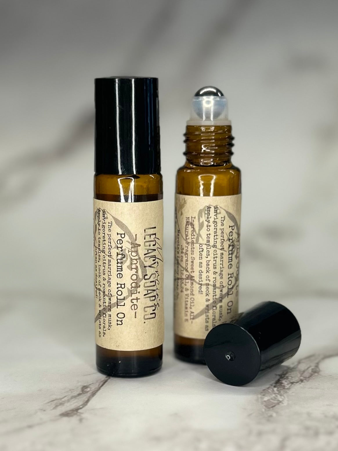 Sweet Almond Oil Roll-On Perfume .34oz - Various Scents