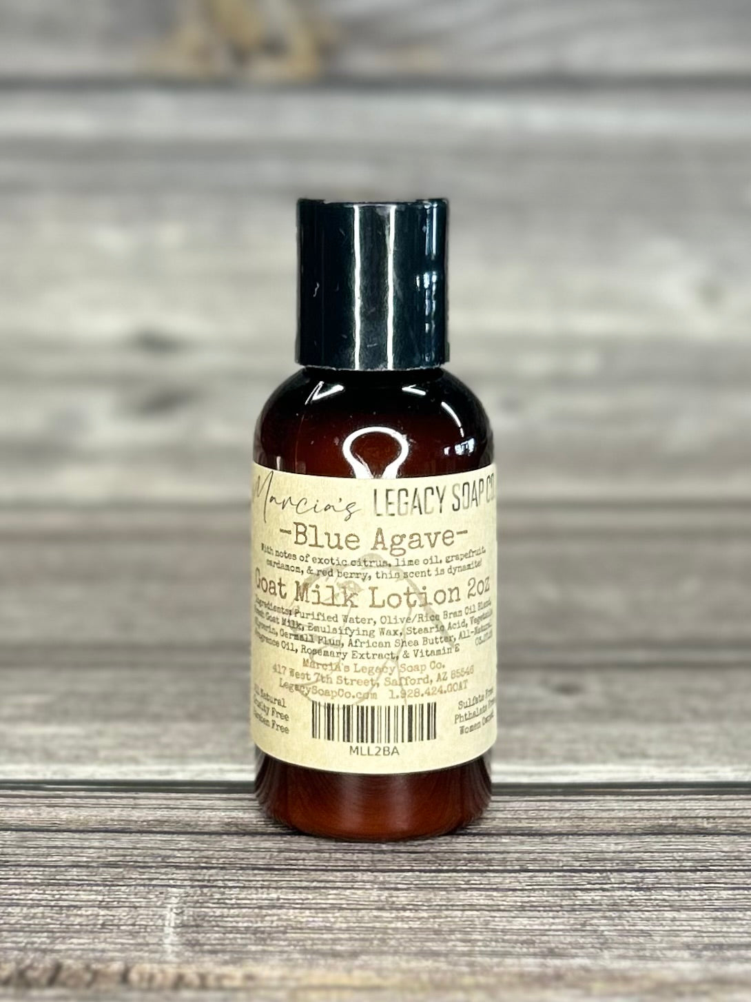 Goat Milk Lotion 2oz - Blue Agave