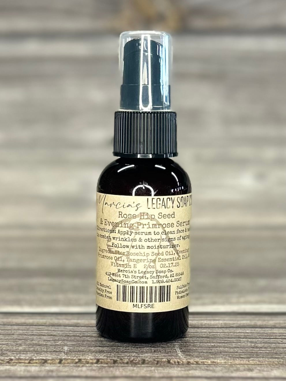 Face Care Serums 2oz - Rose Hip Seed & Evening Primrose