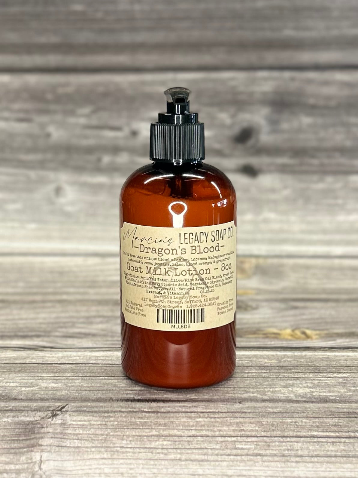 Goat Milk Lotion 8oz - Dragon's Blood