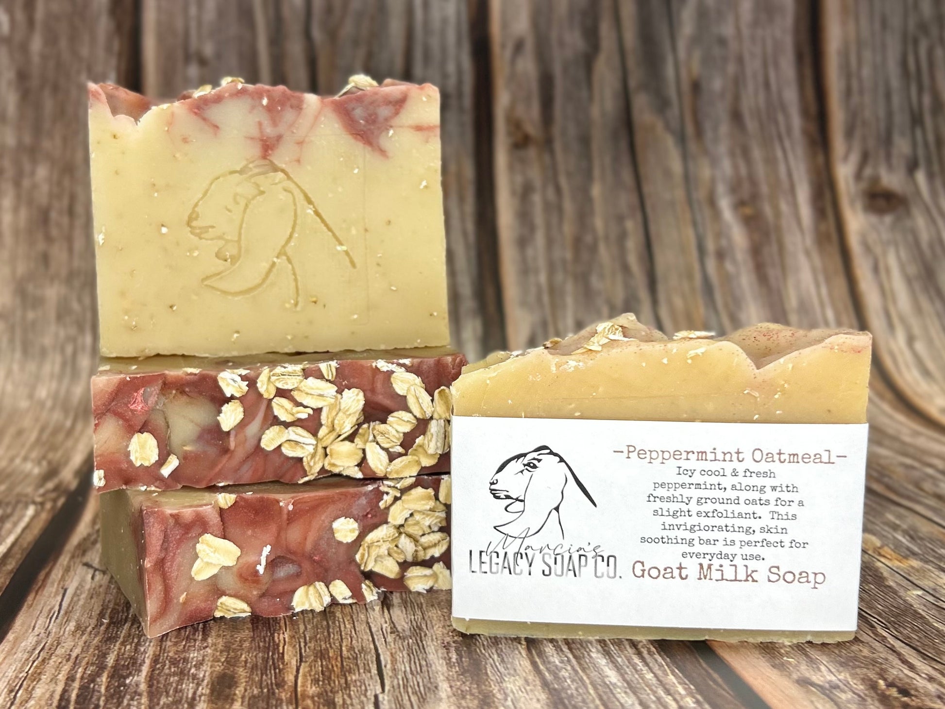 Goat Milk Soap - Peppermint Oatmeal