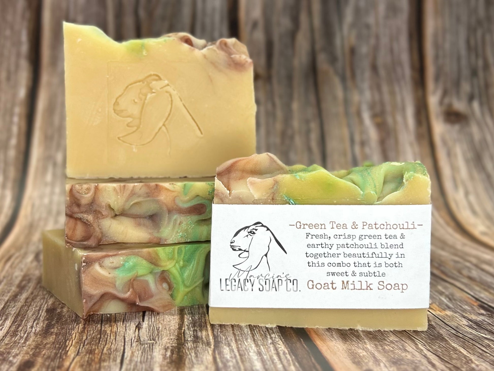 Goat Milk Soap - Green Tea & Patchouli