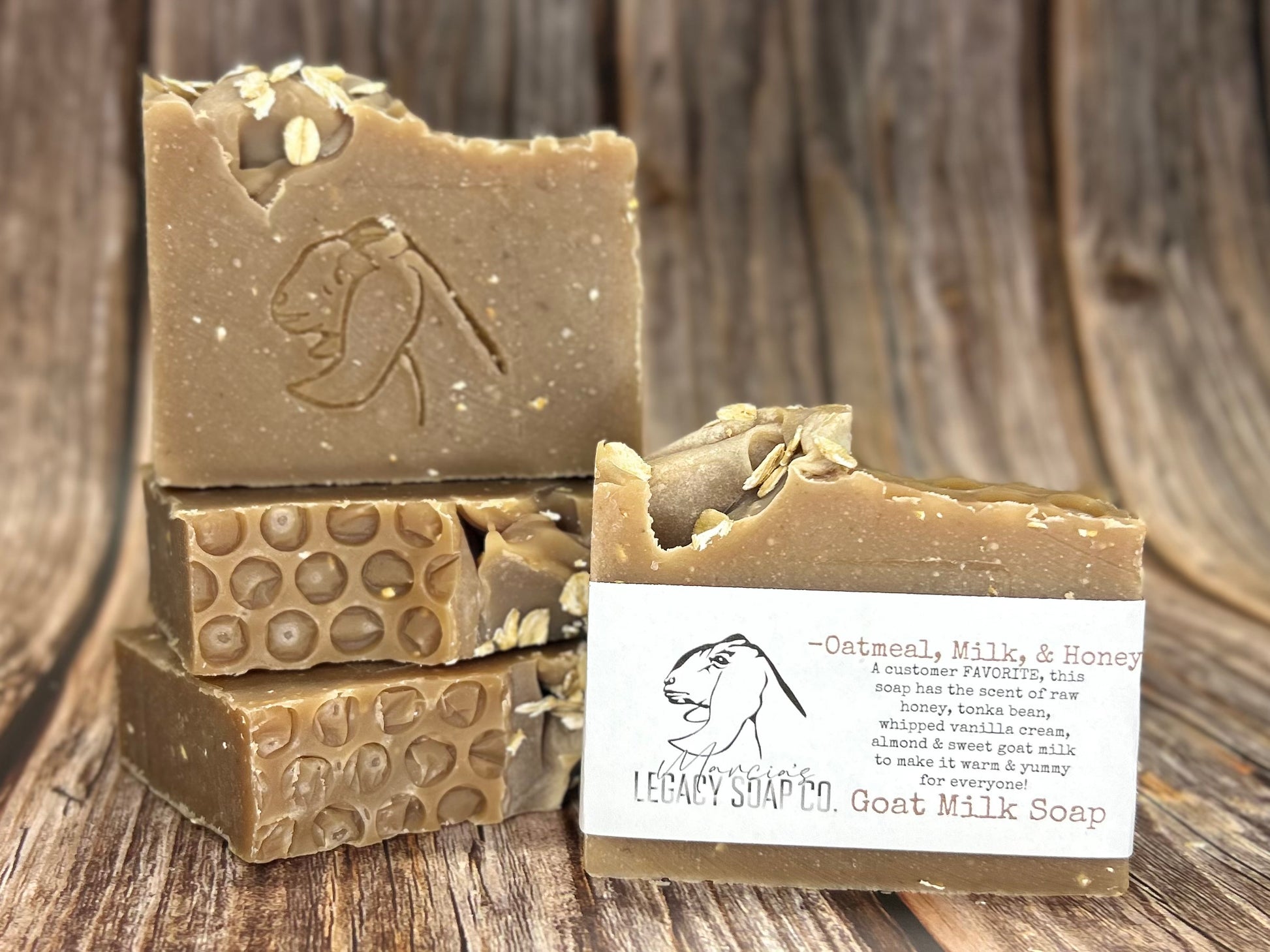 Goat Milk Soap - Oatmeal, Milk & Honey