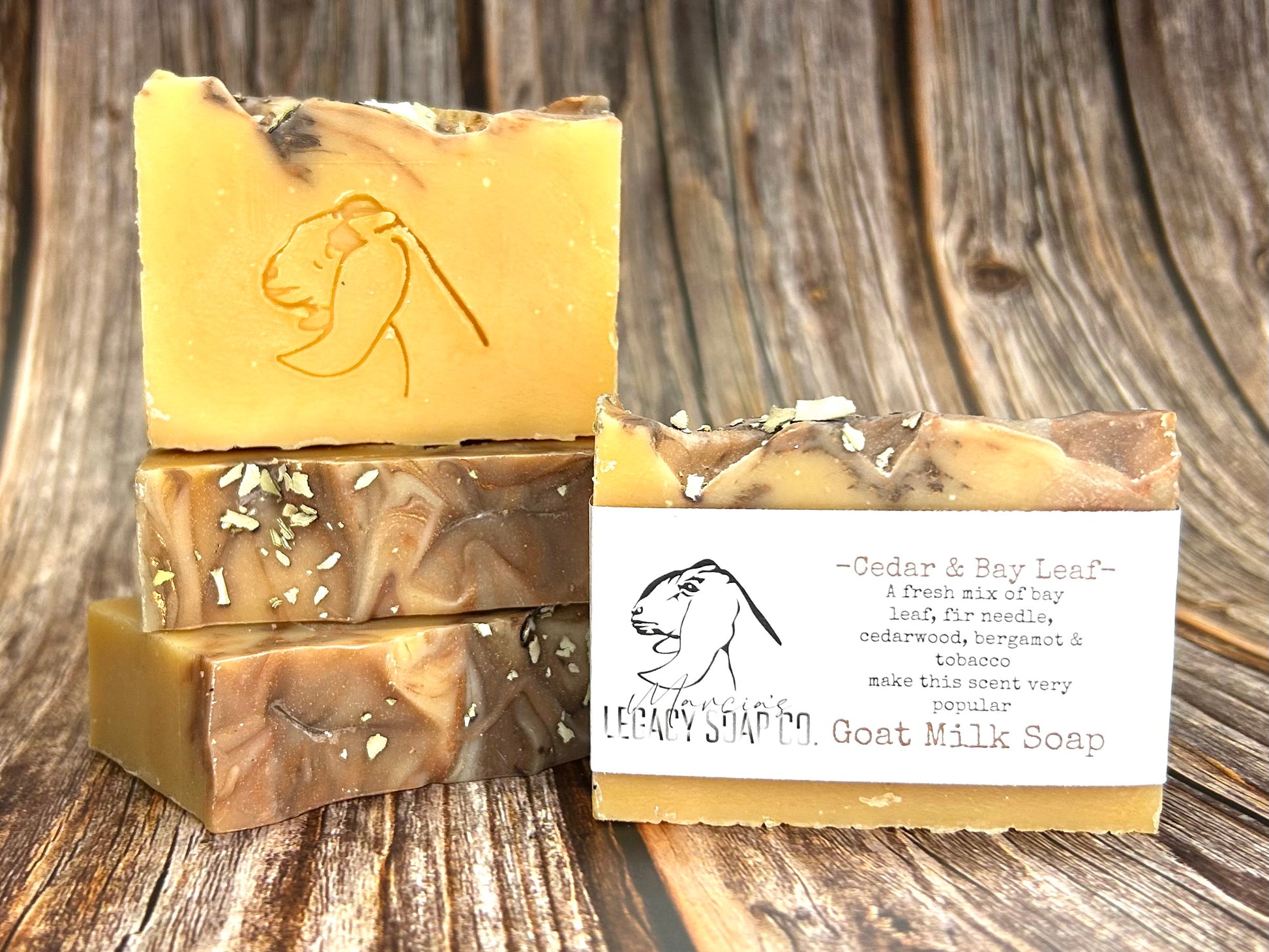 Goat Milk Soap - Cedar & Bay Leaf