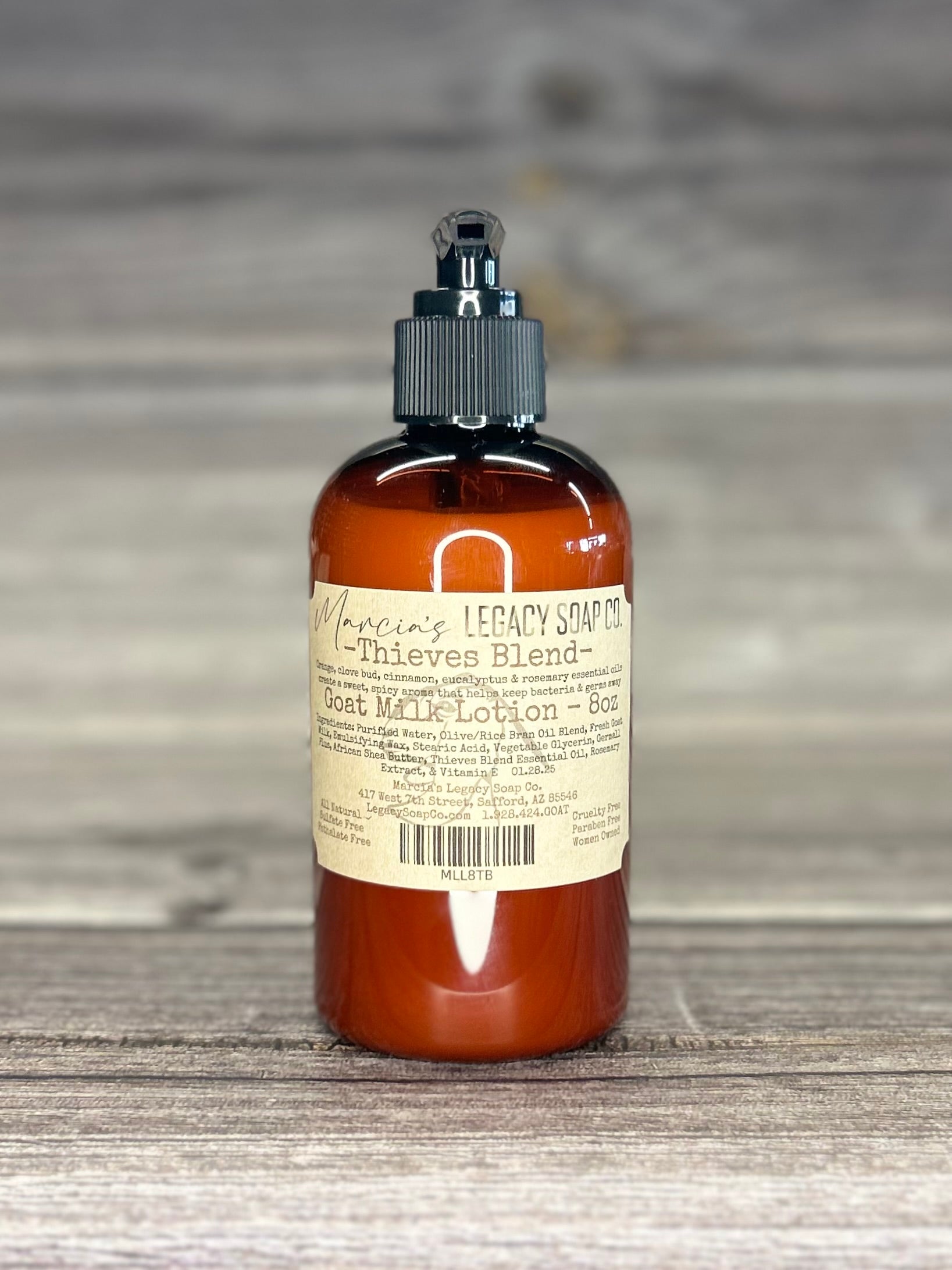 Goat Milk Specialty Lotion 8oz - Thieves Blend