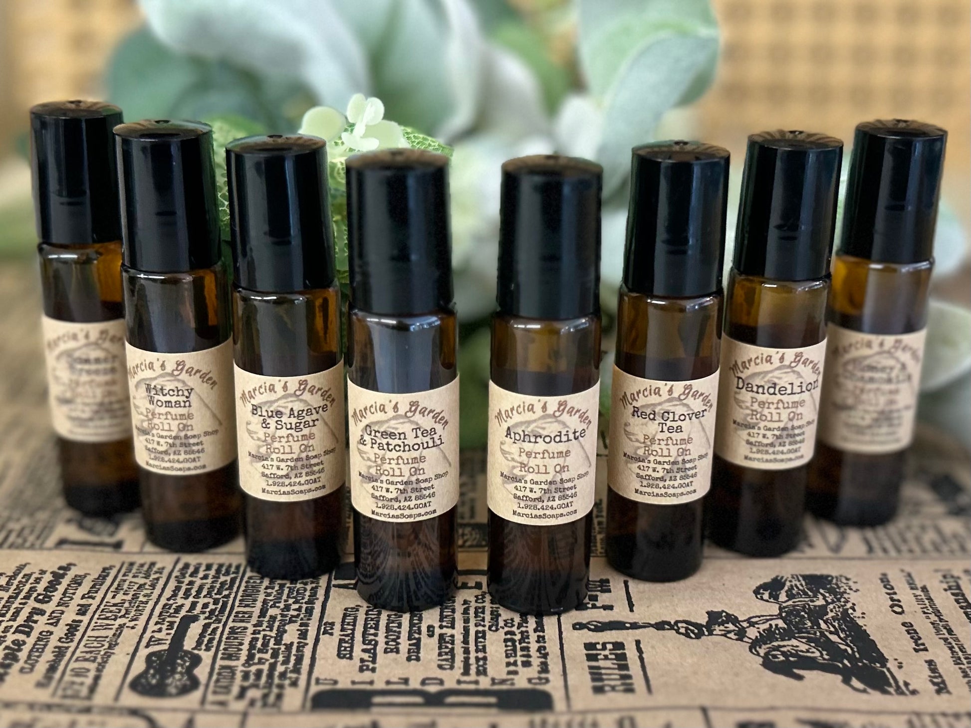 Sweet Almond Oil Roll-On Perfume .34oz - Various Scents