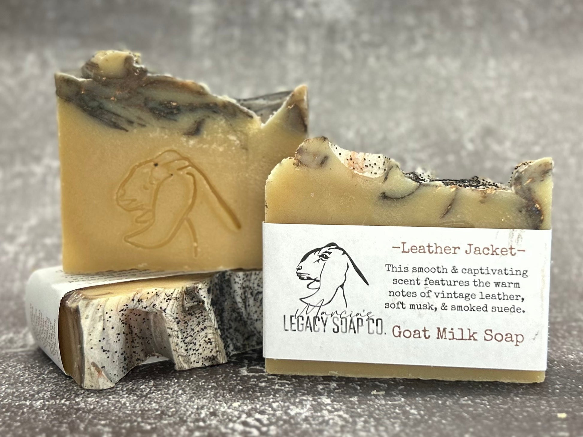 Goat Milk Soap - Leather Jacket