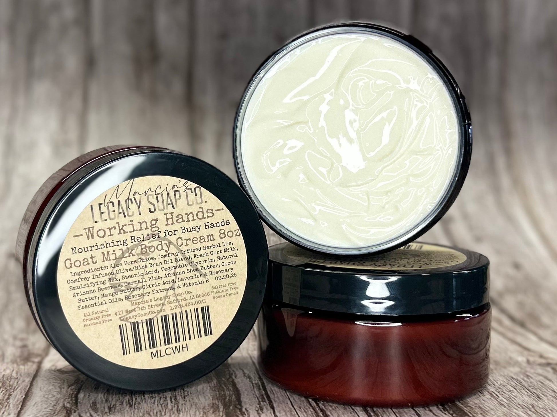 Goat Milk Body Cream 8oz - Working Hands