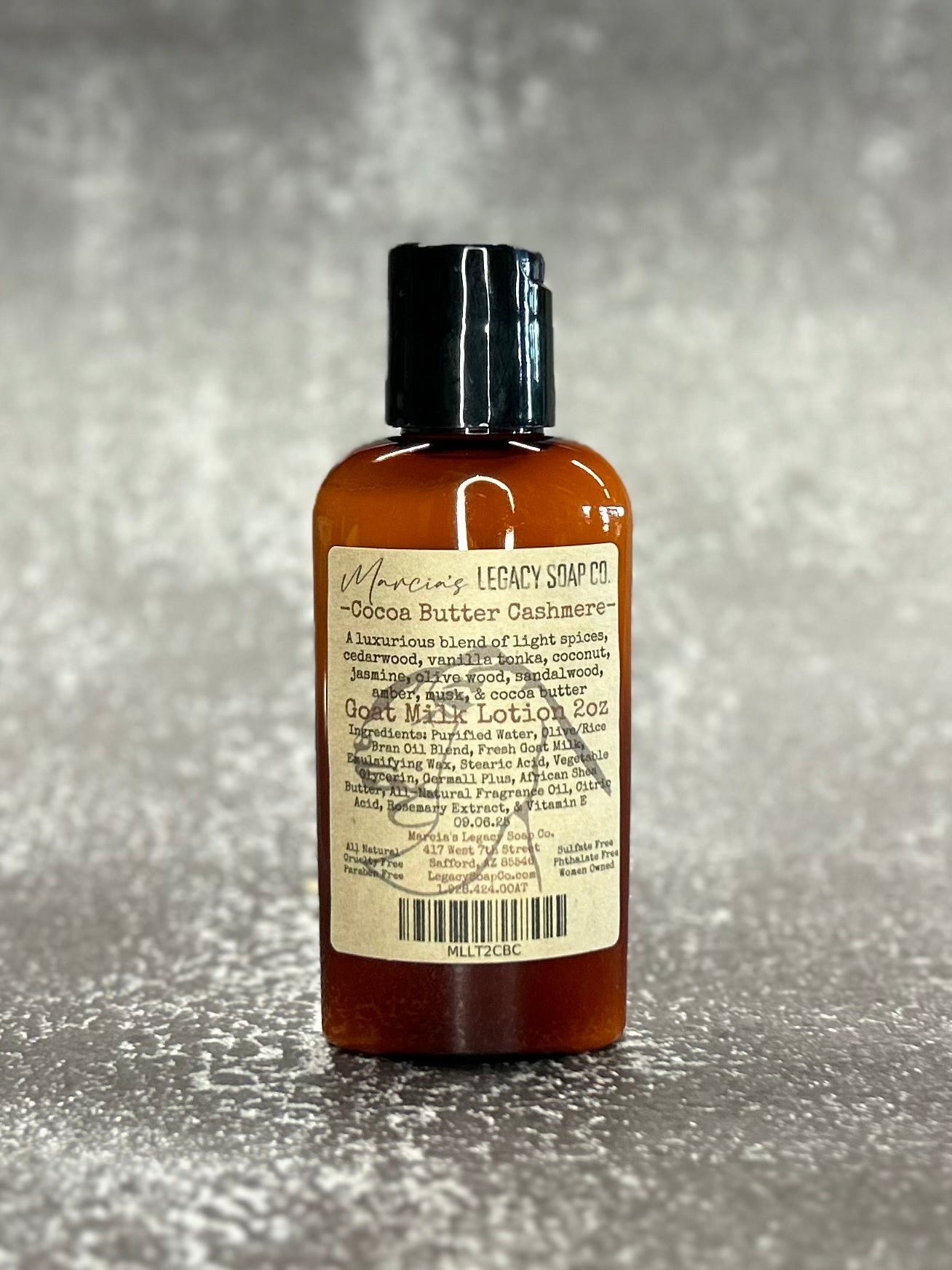 Goat Milk Lotion 2oz - Cocoa Butter Cashmere