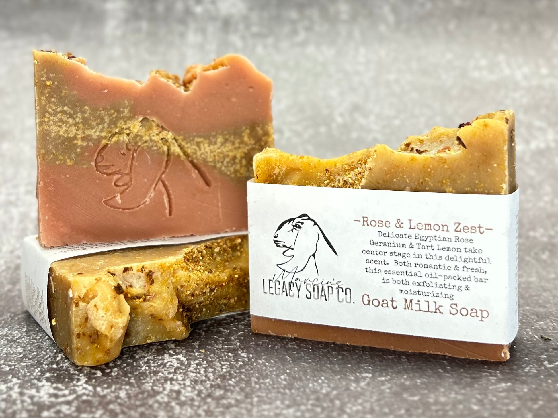 Goat Milk Soap - Rose & Lemon Zest