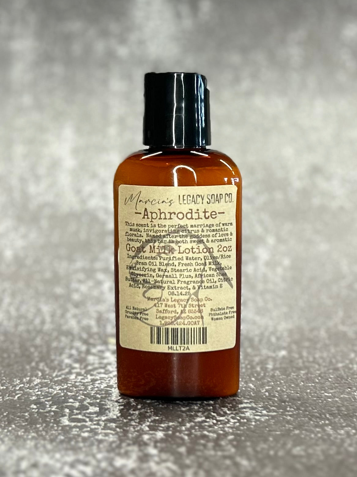 Goat Milk Lotion 2oz - Aphrodite