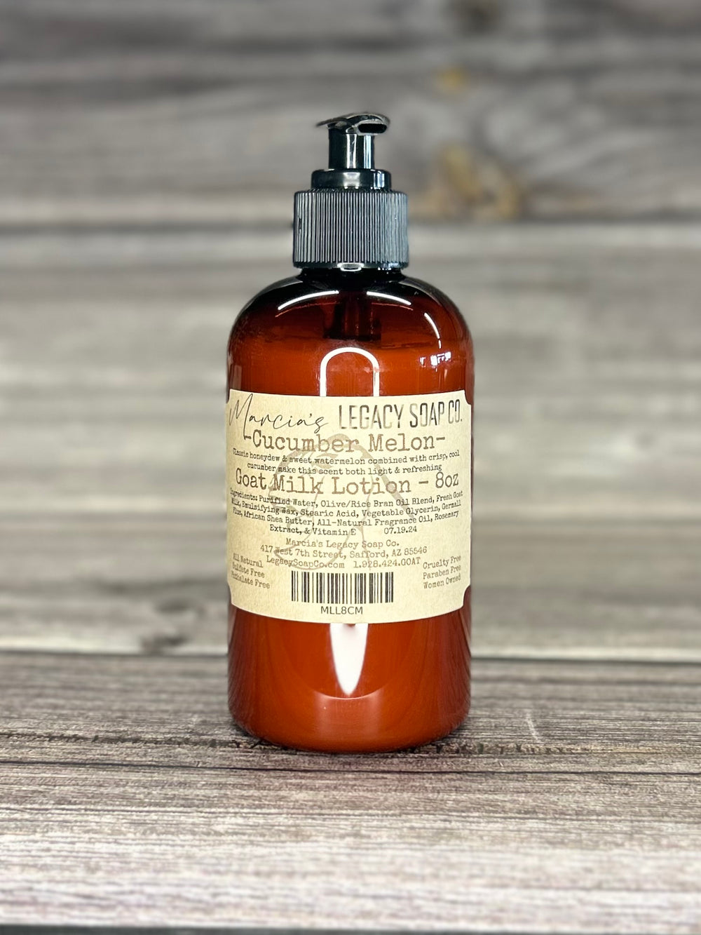 Goat Milk Lotion 8oz - Cucumber Melon