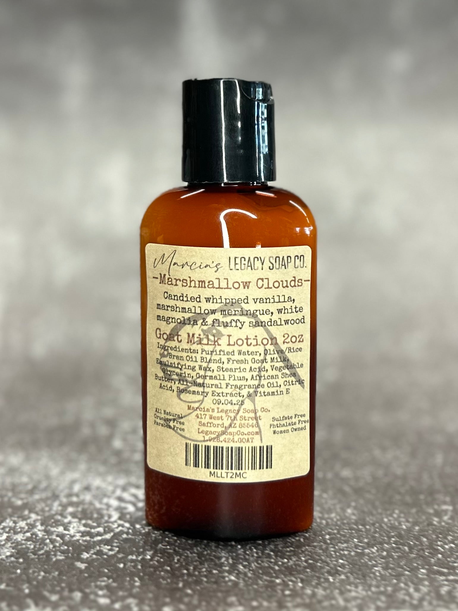 Goat Milk Lotion 2oz - Marshmallow Clouds