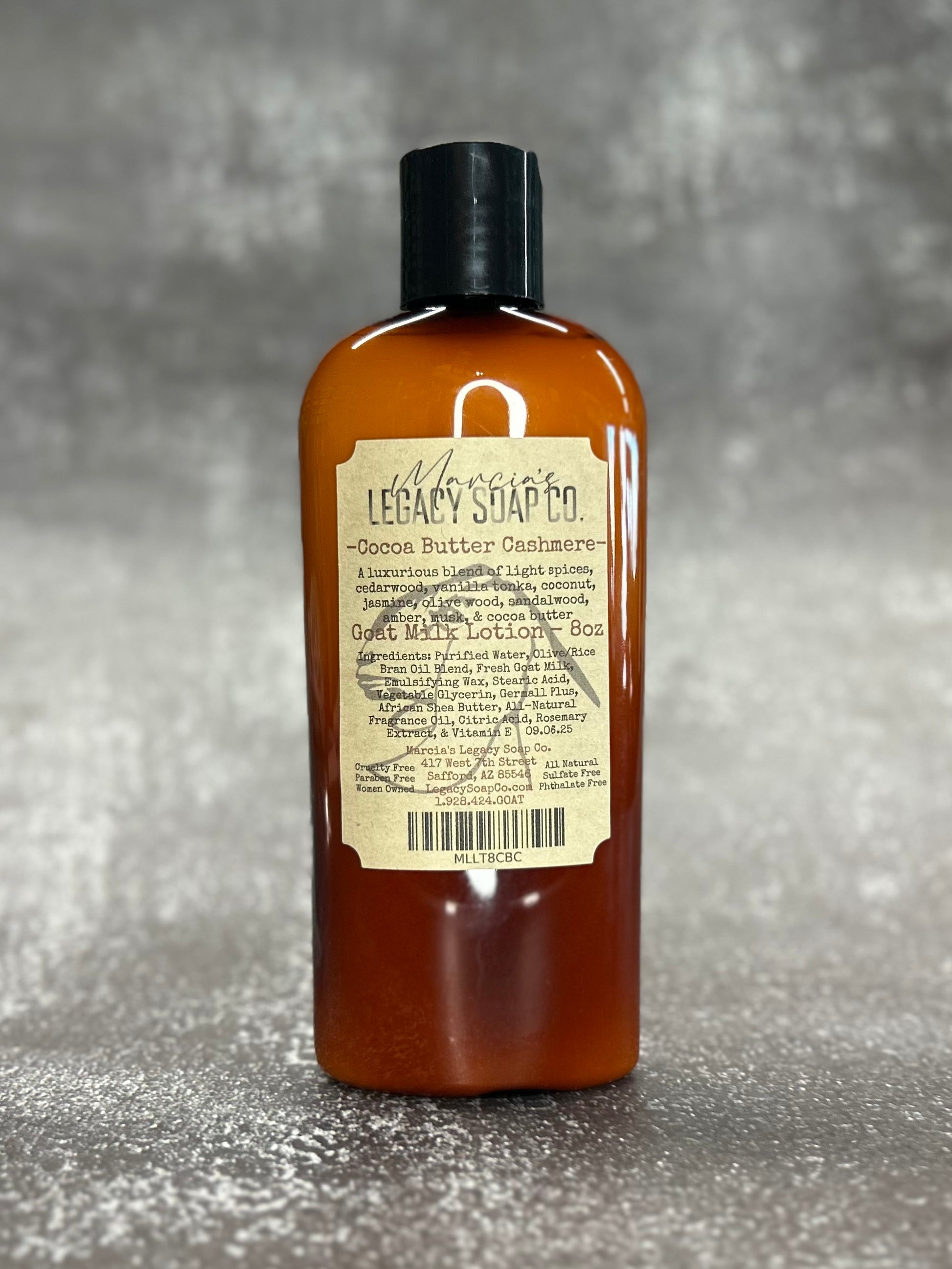 Goat Milk Lotion 8oz - Cocoa Butter Cashmere