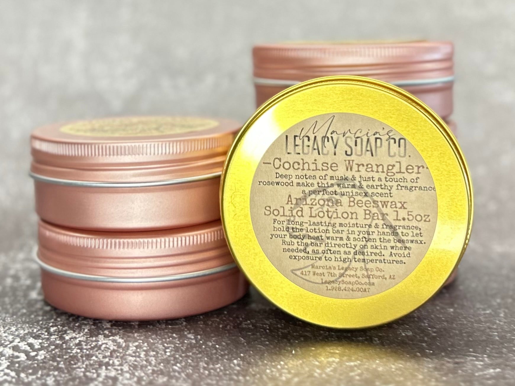 Arizona Beeswax Lotion Bar 1.5oz - Multiple Scents