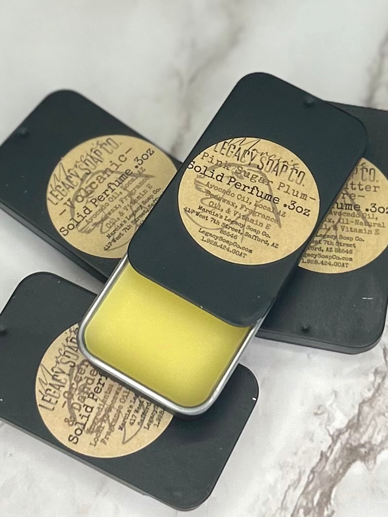 Arizona Beeswax Solid Perfume .3oz - Multiple Scents