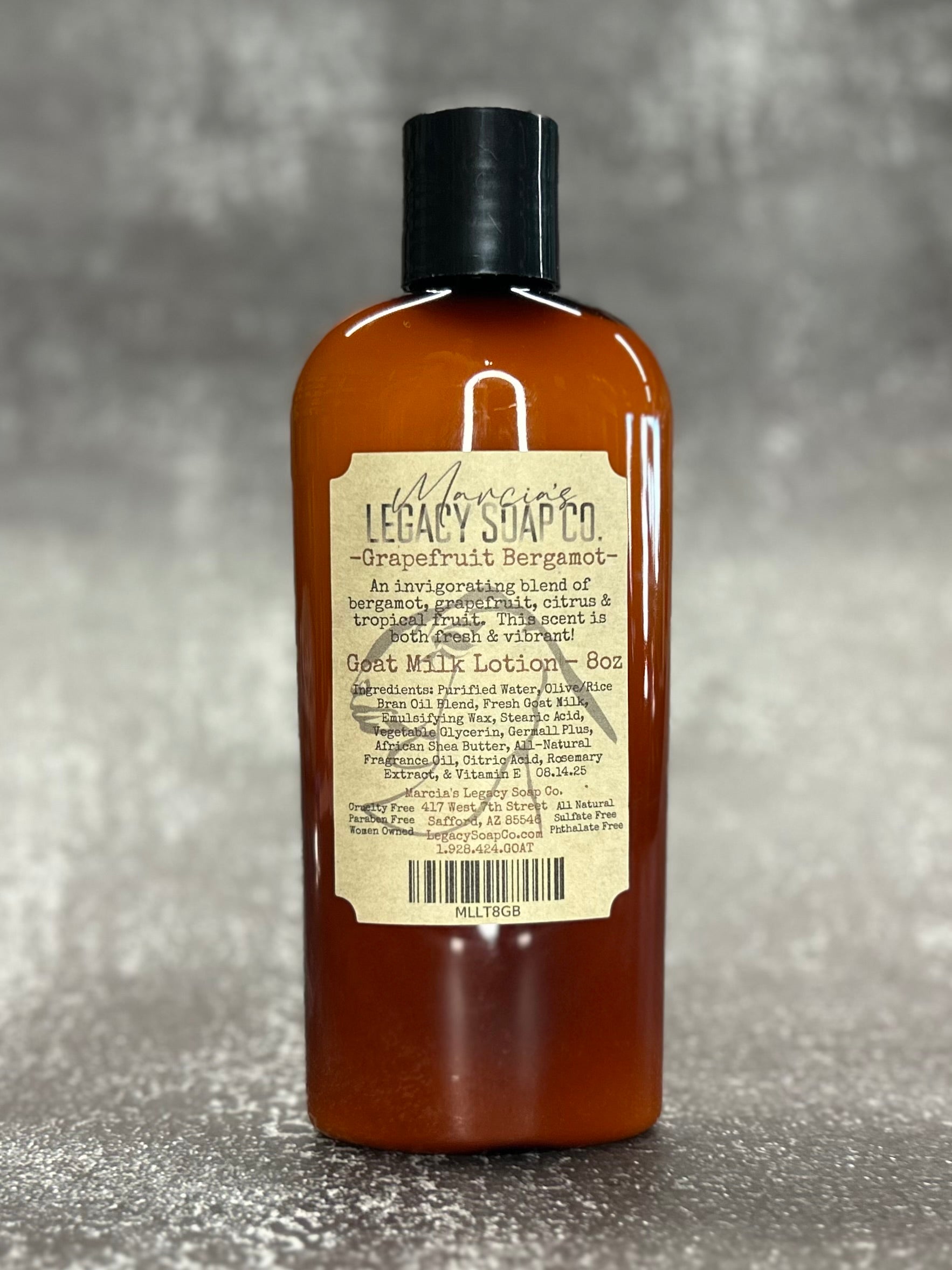 Goat Milk Lotion 8oz - Grapefruit Bergamot