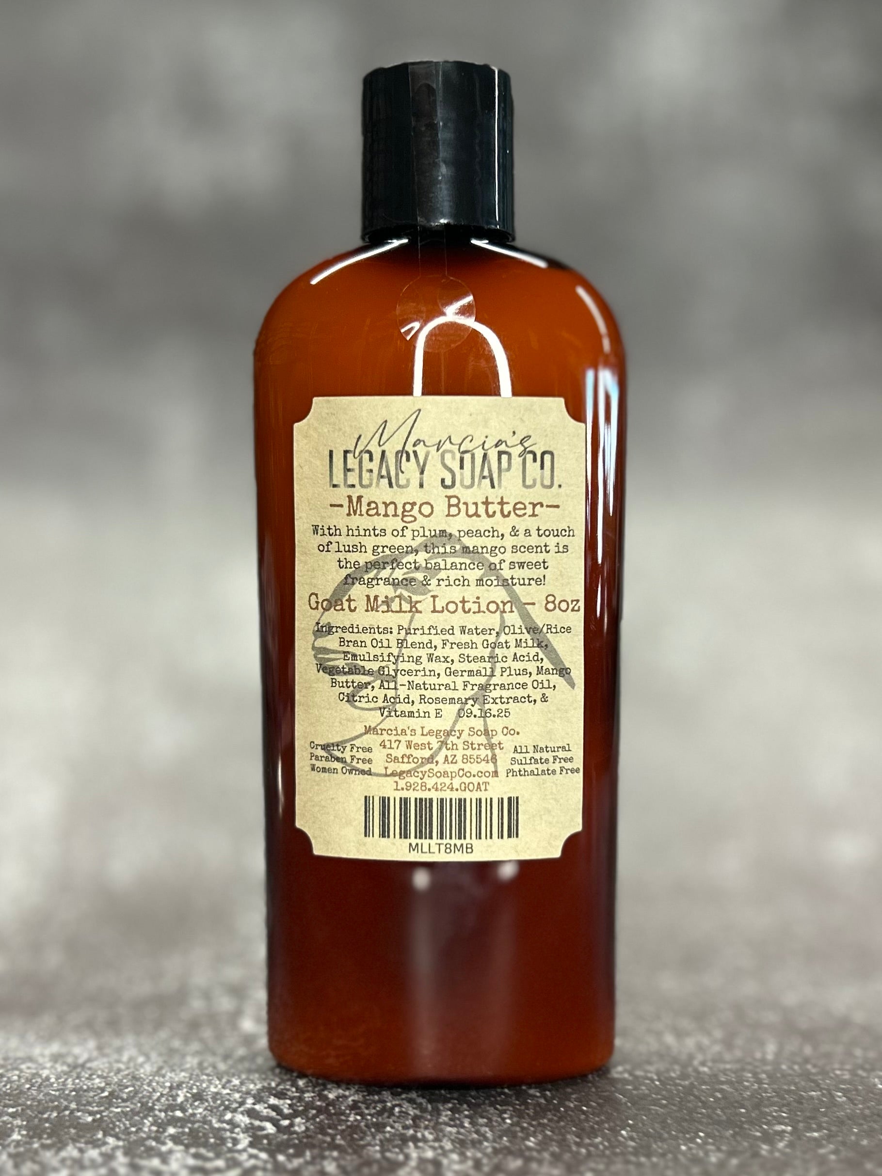 Goat Milk Lotion 8oz - Mango Butter