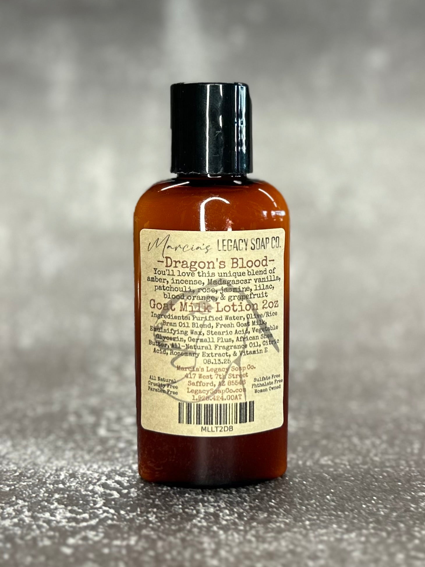 Goat Milk Lotion 2oz - Dragon's Blood