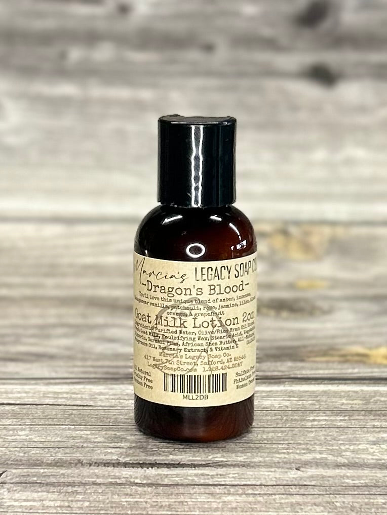 Goat Milk Lotion 2oz - Dragon's Blood