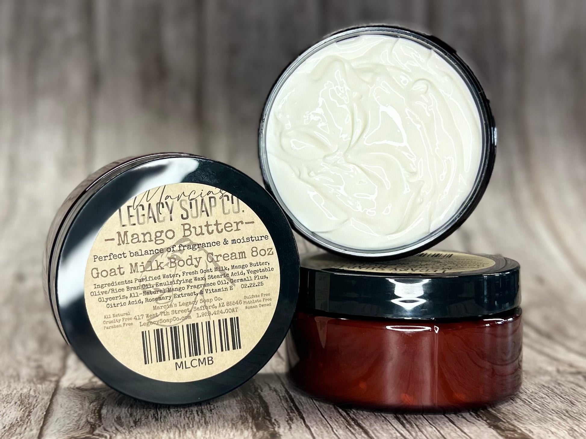 Goat Milk Body Cream 8oz - Mango Butter