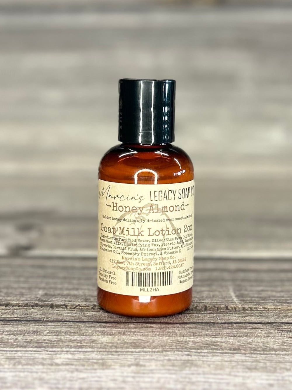 Goat Milk Lotion 2oz - Honey Almond