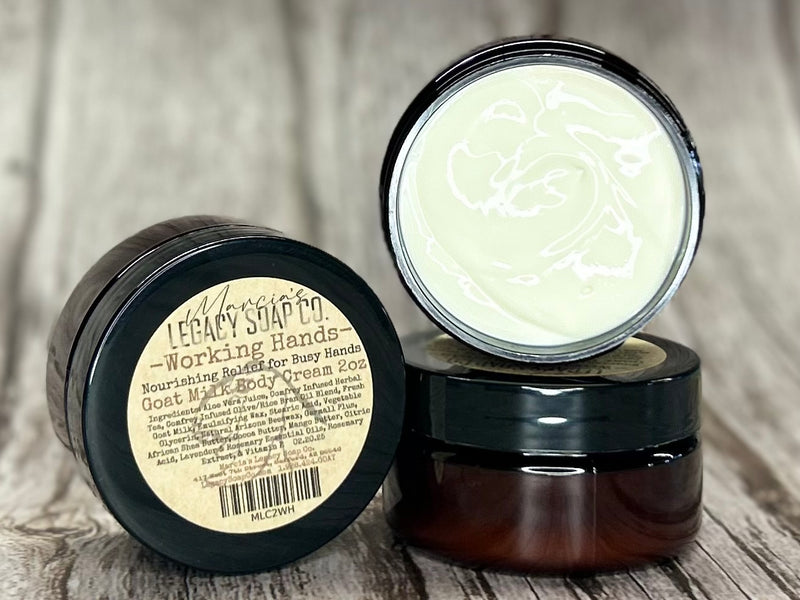 Goat Milk Body Cream 2oz - Working Hands