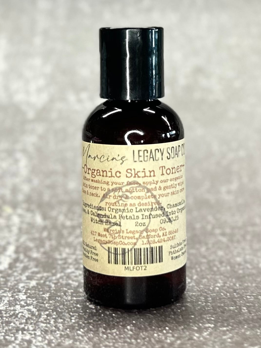 Face Care 2oz - Organic Skin Toner