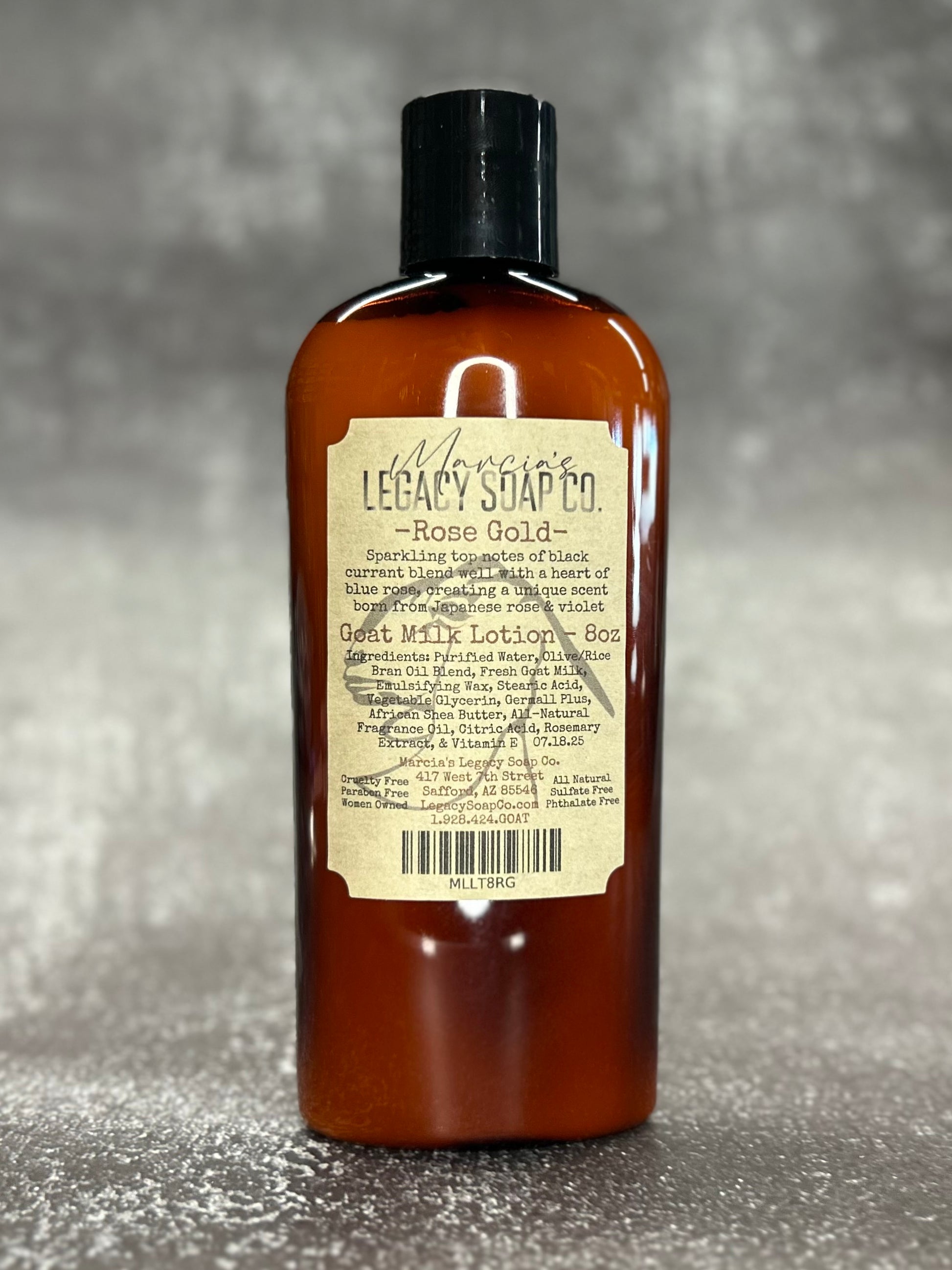 Goat Milk Lotion 8oz - Rose Gold