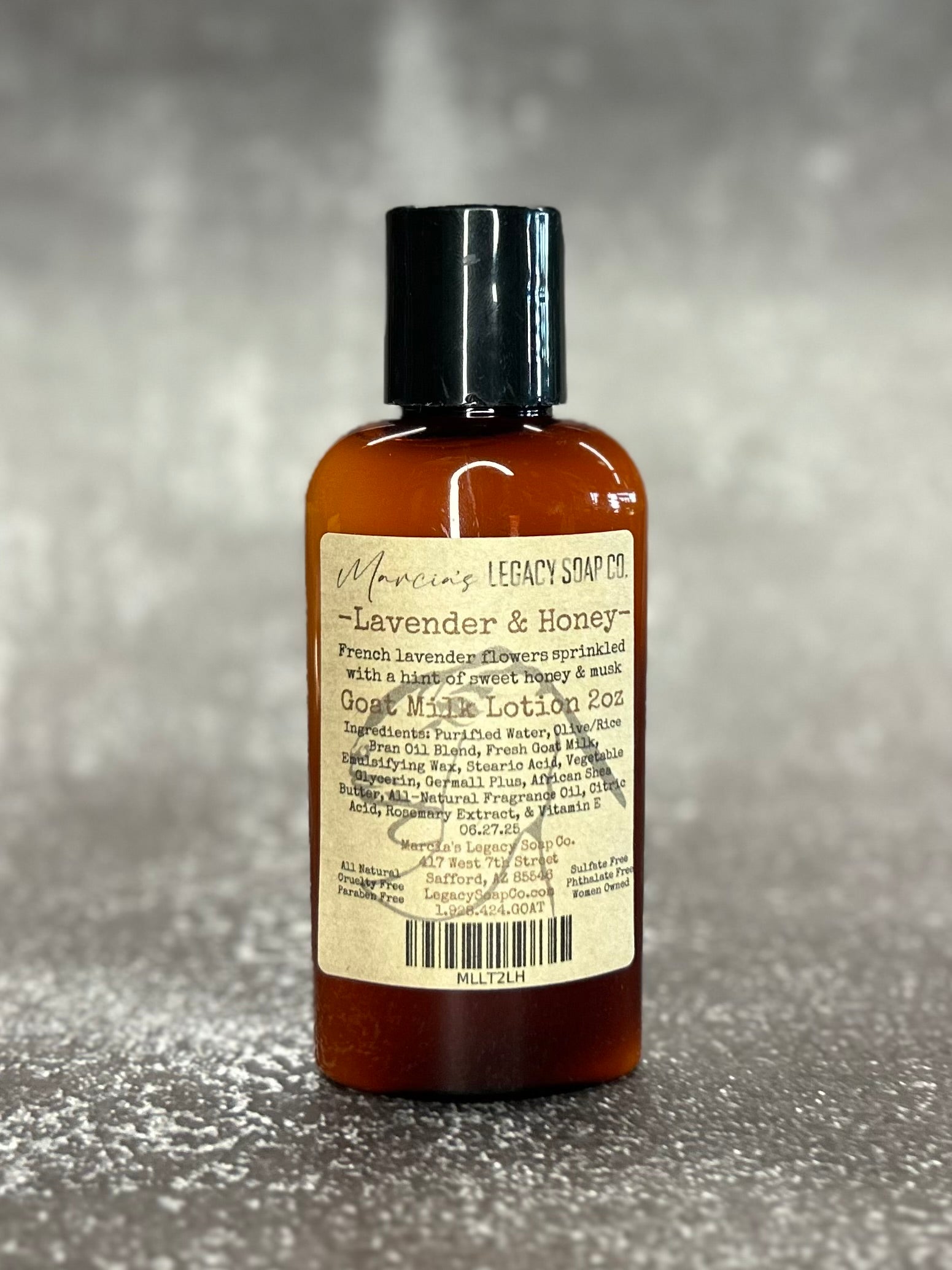 Goat Milk Lotion 2oz - Lavender & Honey