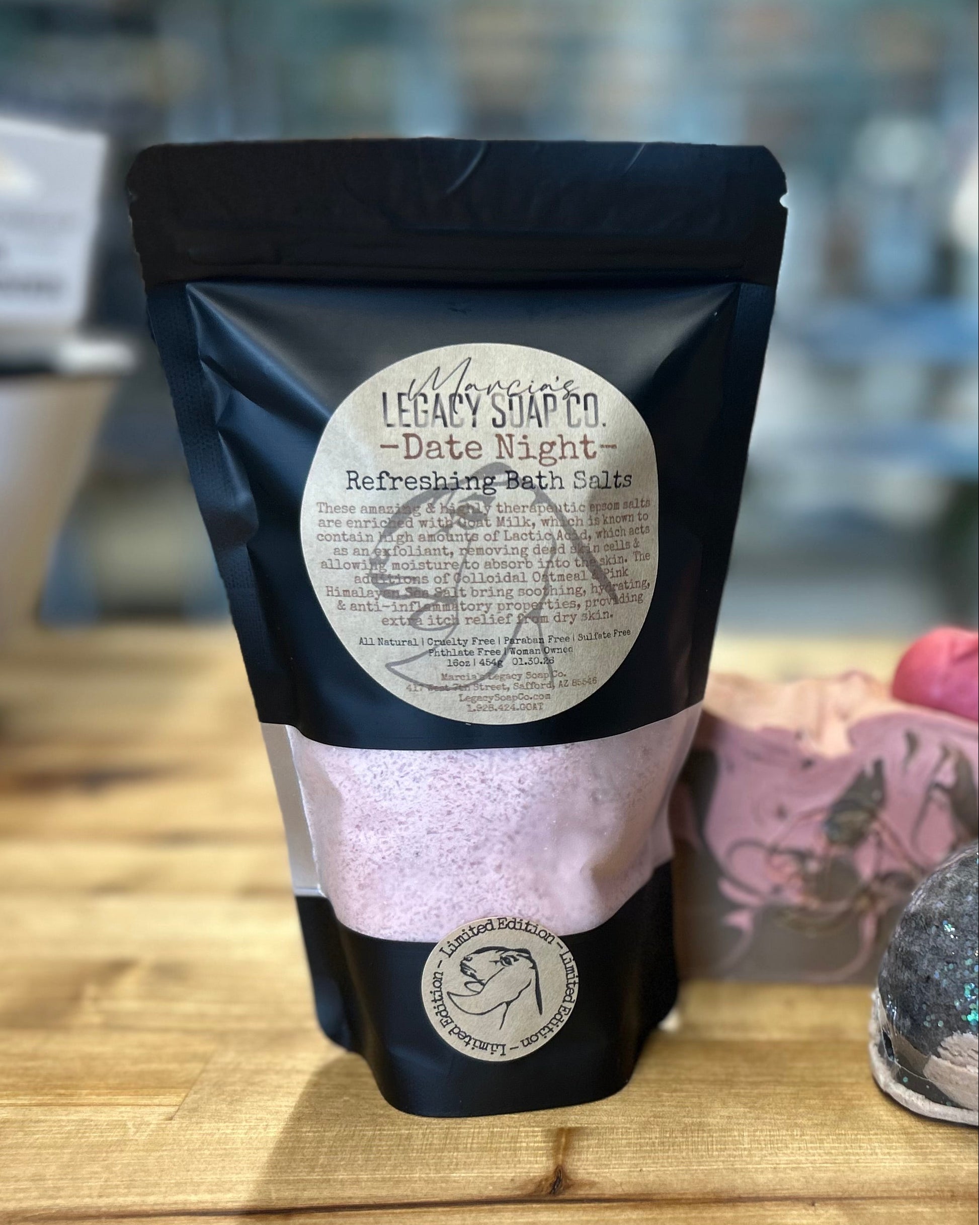 Limited Edition Fragrance Collection "Date Night" - 16oz Refreshing Bath Salts