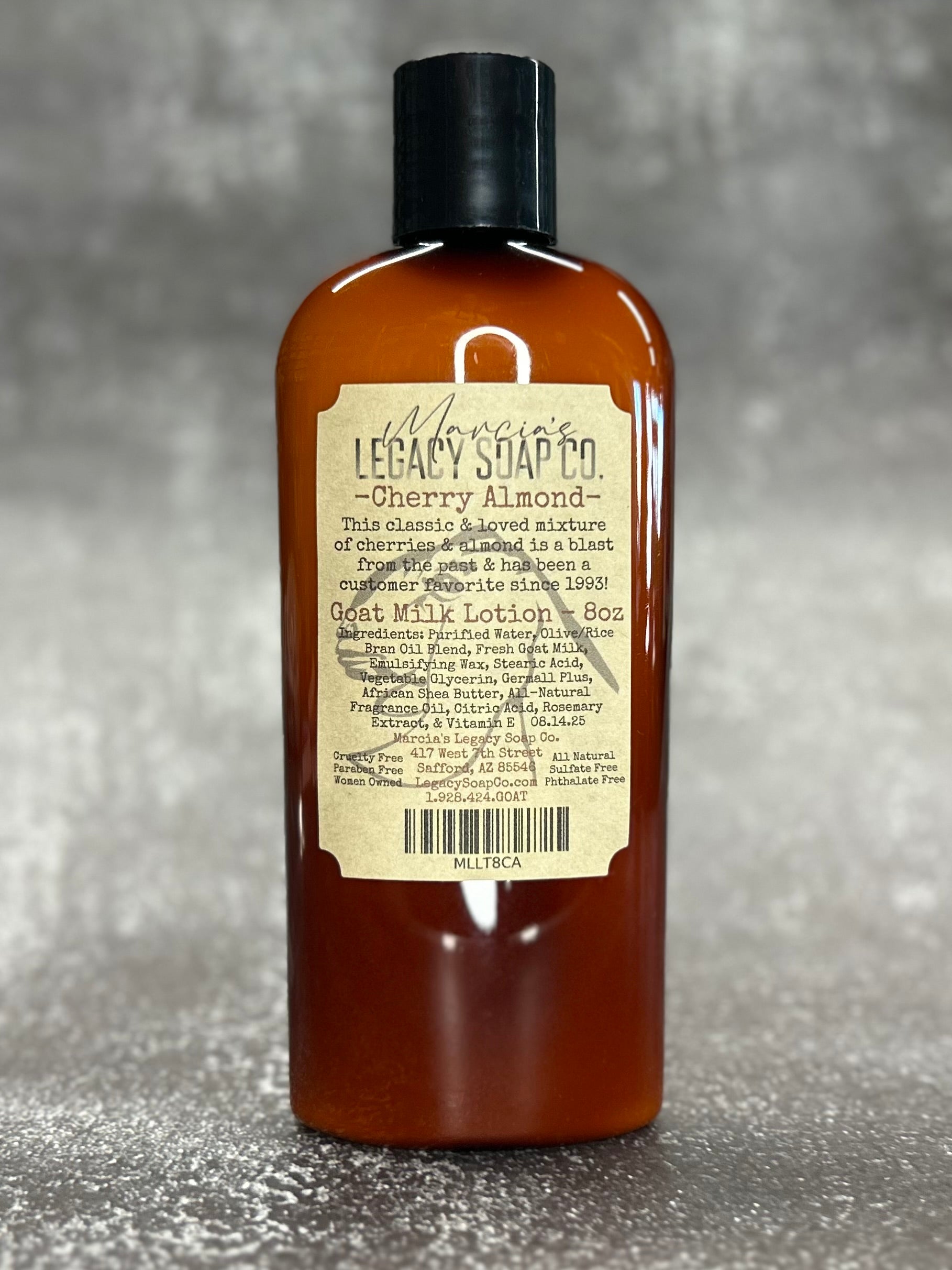 Goat Milk Lotion 8oz - Cherry Almond