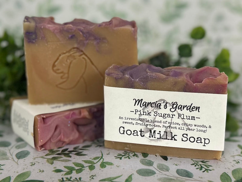 Pink Sugar Plum Goat Milk Soap