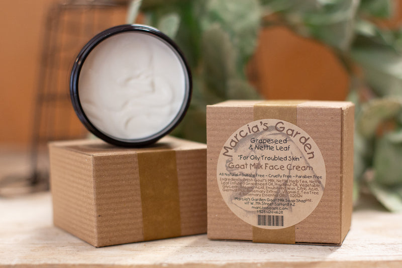 Grapeseed & Nettle Leaf Goat Milk Face Cream