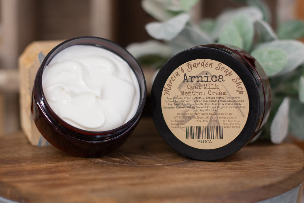 Arnica Menthol Goat Milk Cream