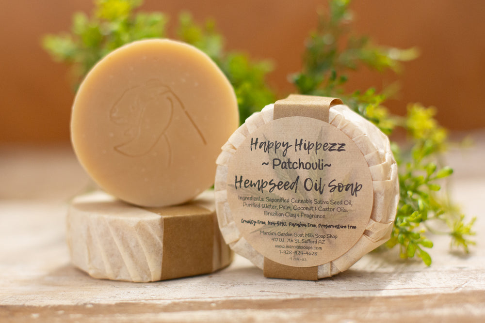 Patchouli Goat Milk & Hempseed Oil Soap