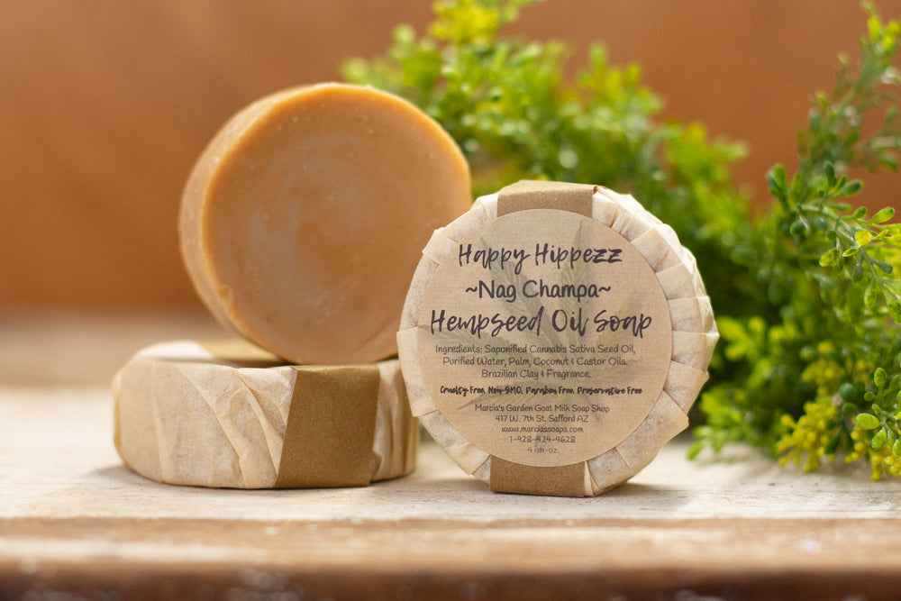 Nag Champa Goat Milk & Hempseed Oil Soap