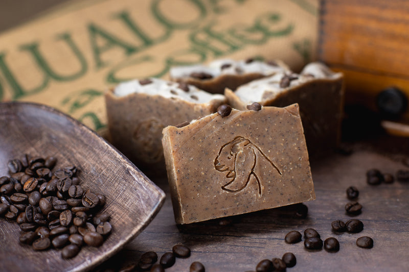 Coffee Exfoliating & Odor Removing Goat Milk Soap